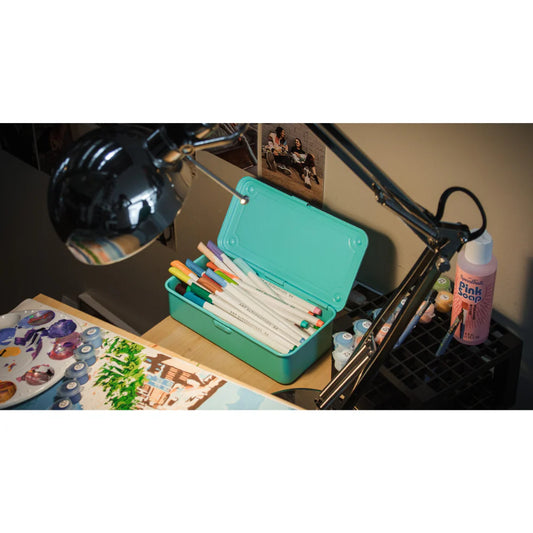 TOYO TRUNK SHAPE TOOLBOX | T-190 | SUMMER EMERALD GREEN