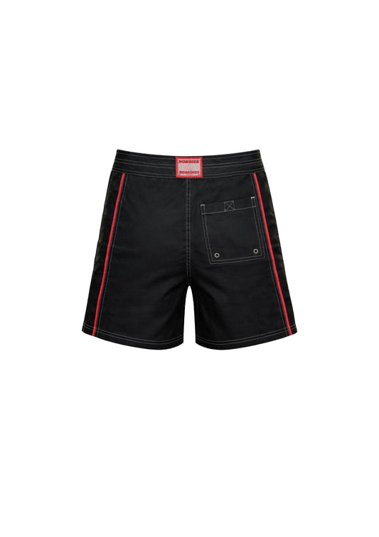 Nordies Boardies Long Tie Front Boardshort Black 2
