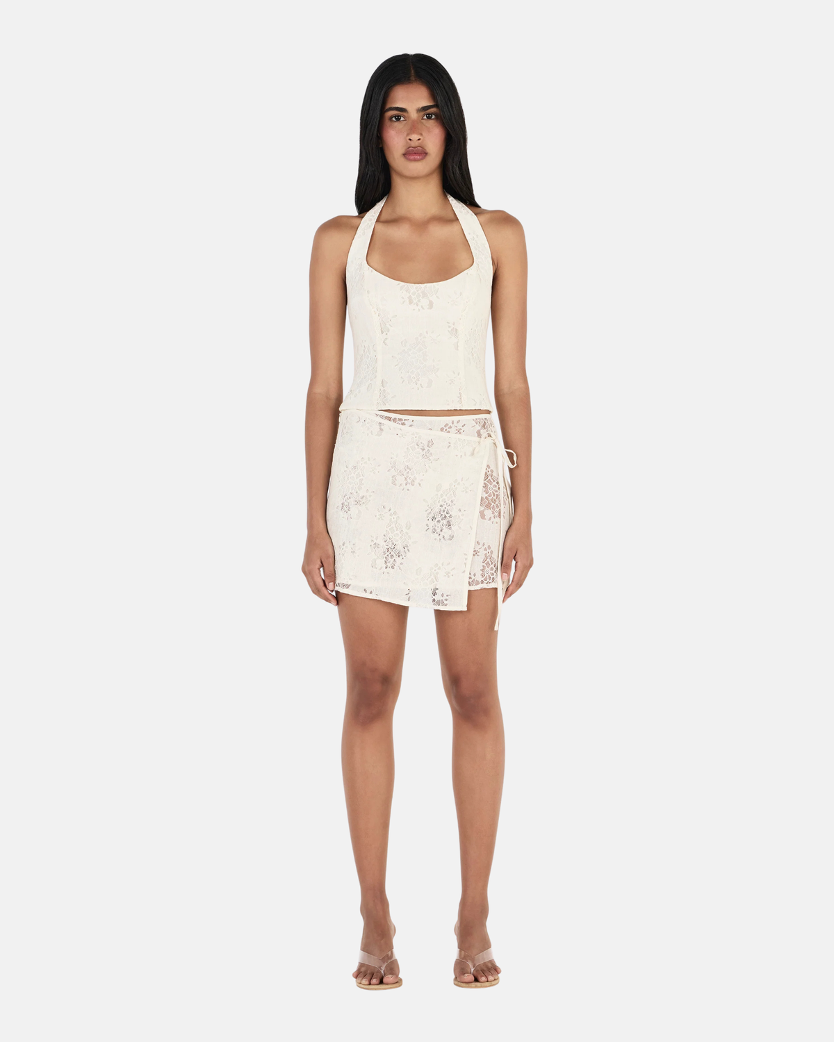 Ownley Gem Lace Top Ivory