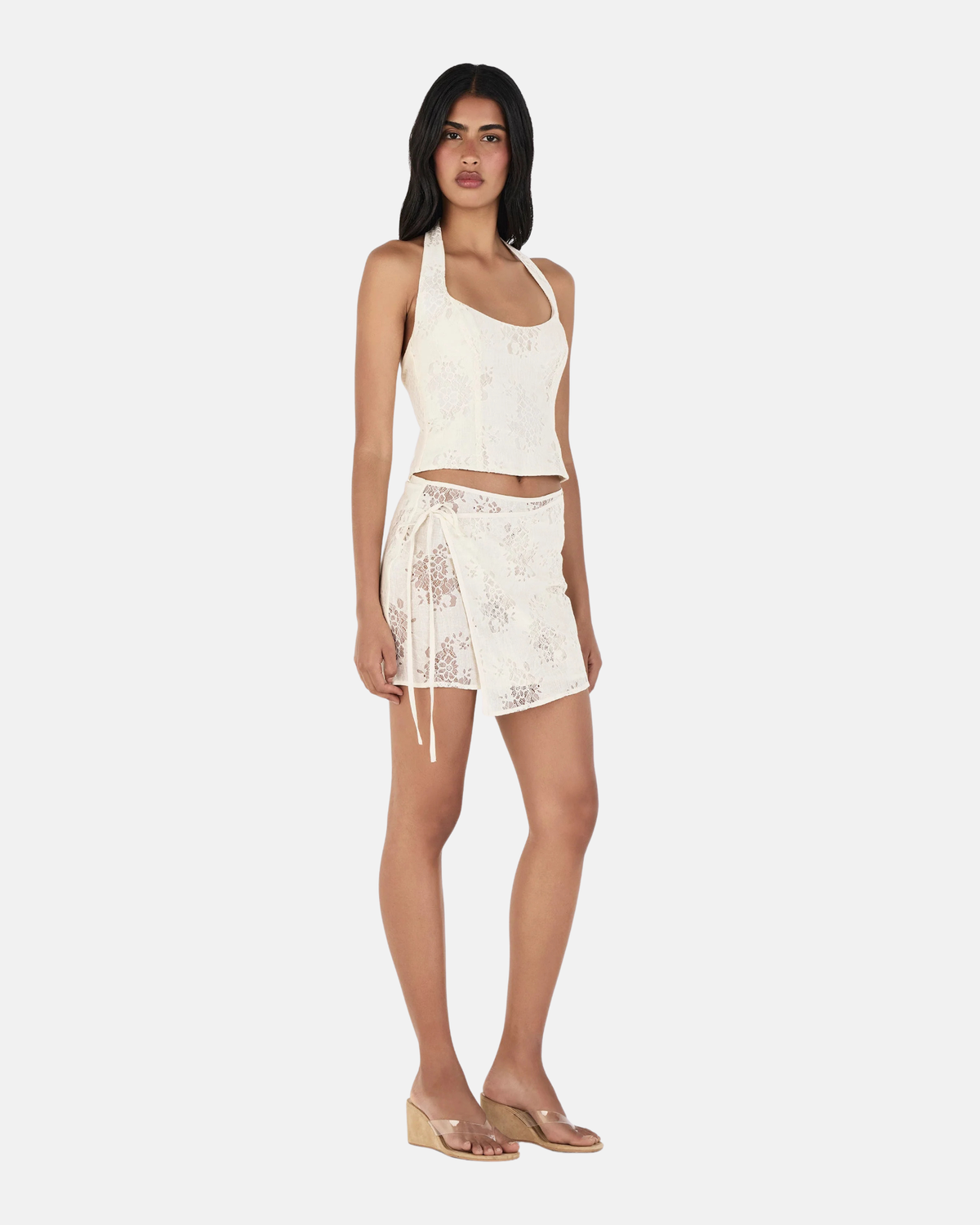 Ownley Gem Lace Top Ivory