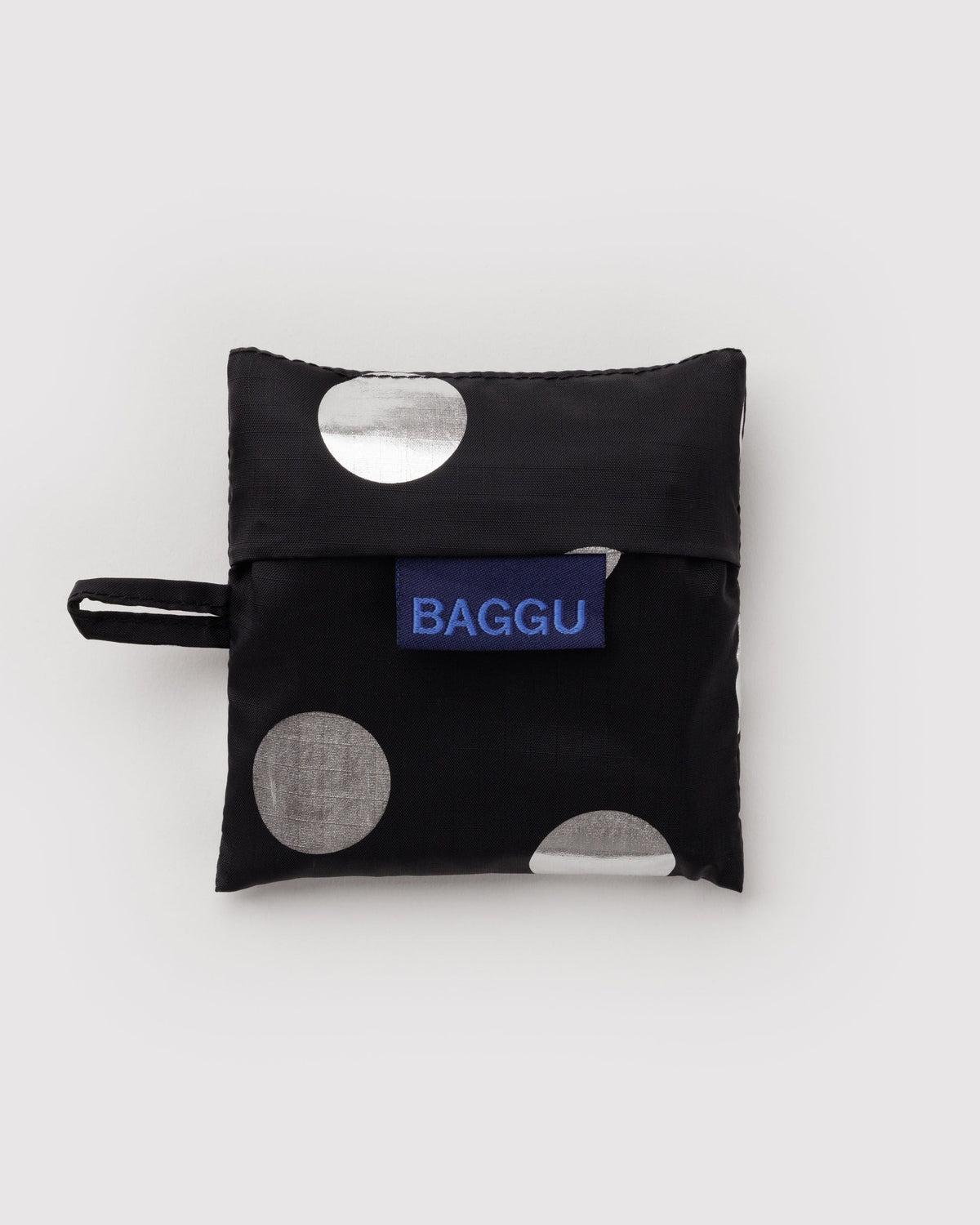 Baby Baggu Silver Metallic Polka Dot 3