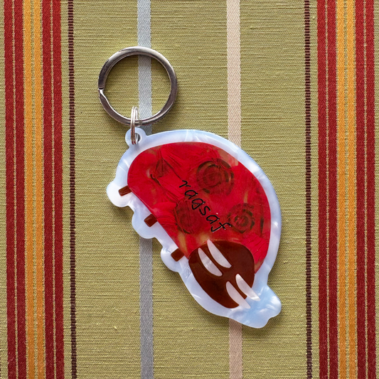 Rags AF Ladybug! Keychain