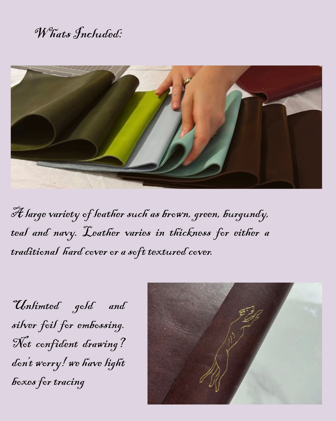 Leather Journal Workshop 25 November