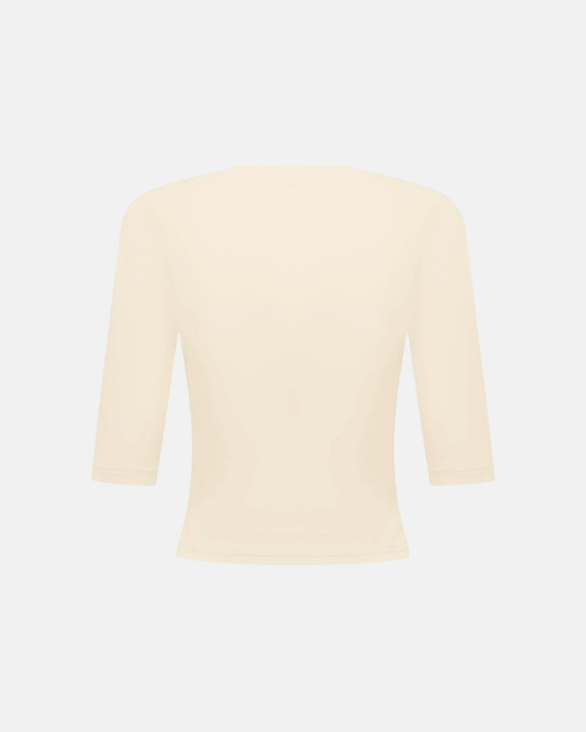 Olga Joan Baby V-Neck Top Avena