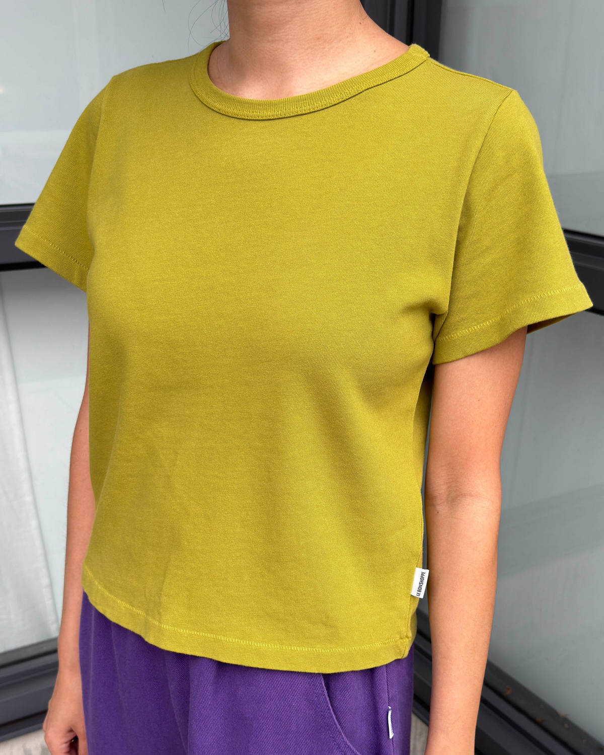 Le Bon Shoppe The Little Boy Tee Golden Olive