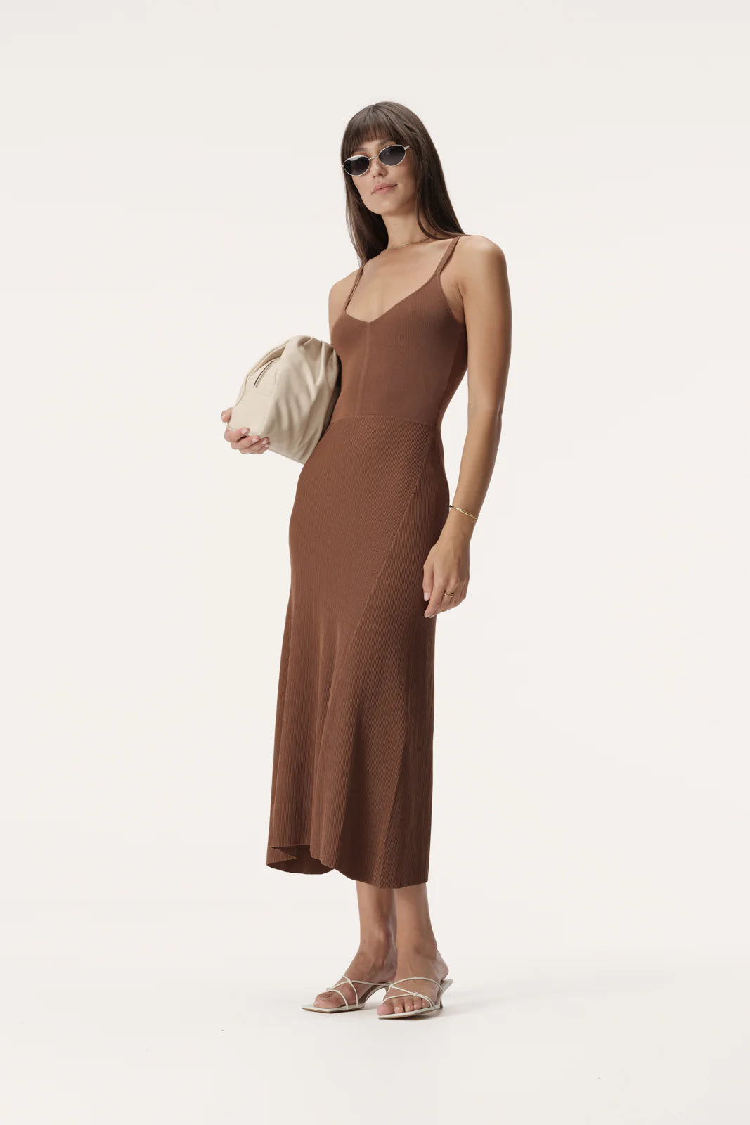 Tan 2024 knit dress