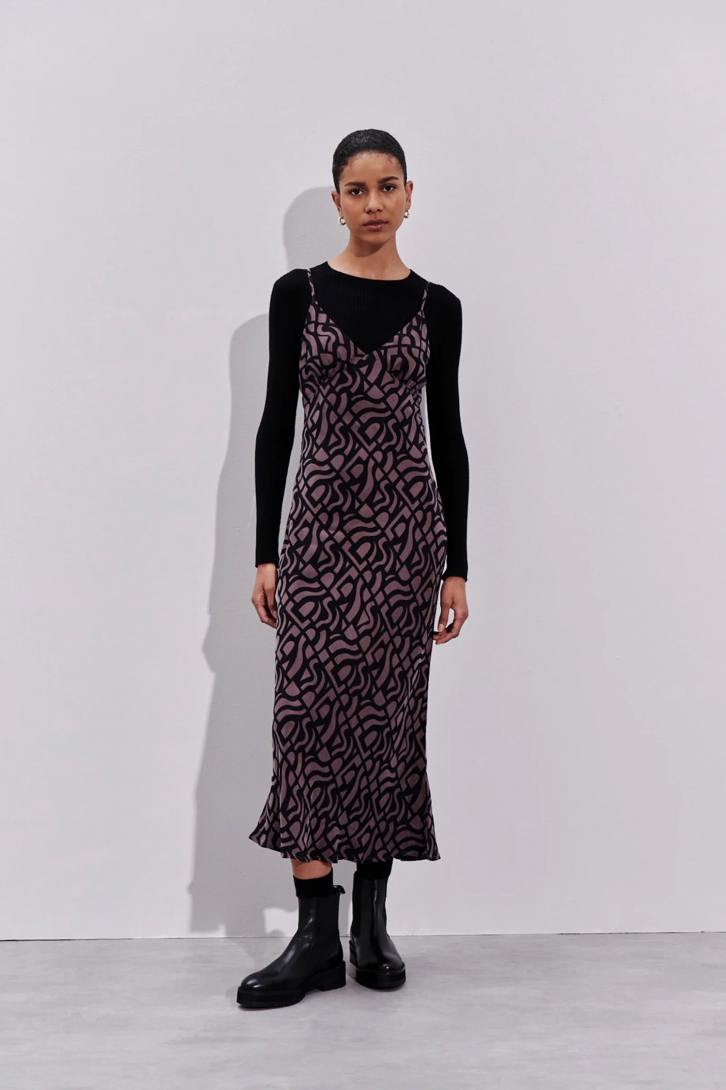 YVES CUPRO SLIP DRESS | GOYA