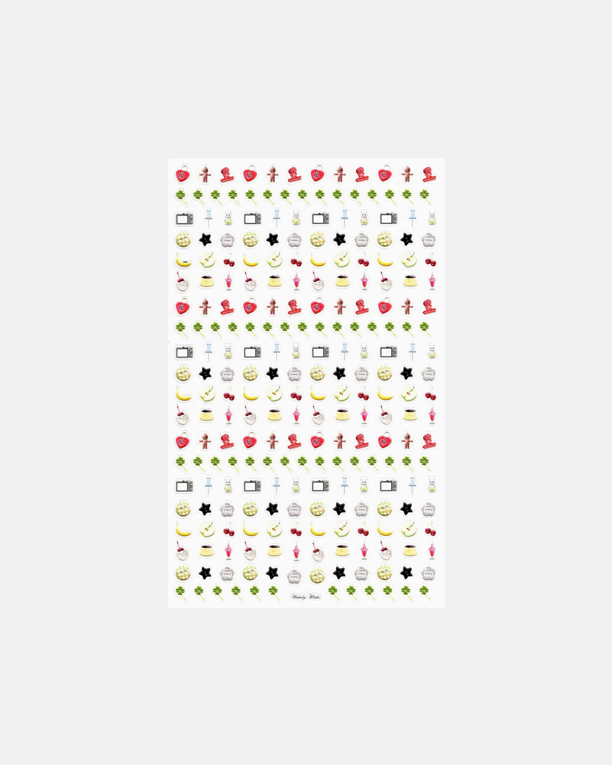 Unlucky Wishes Colorful Nail Micro Stickers