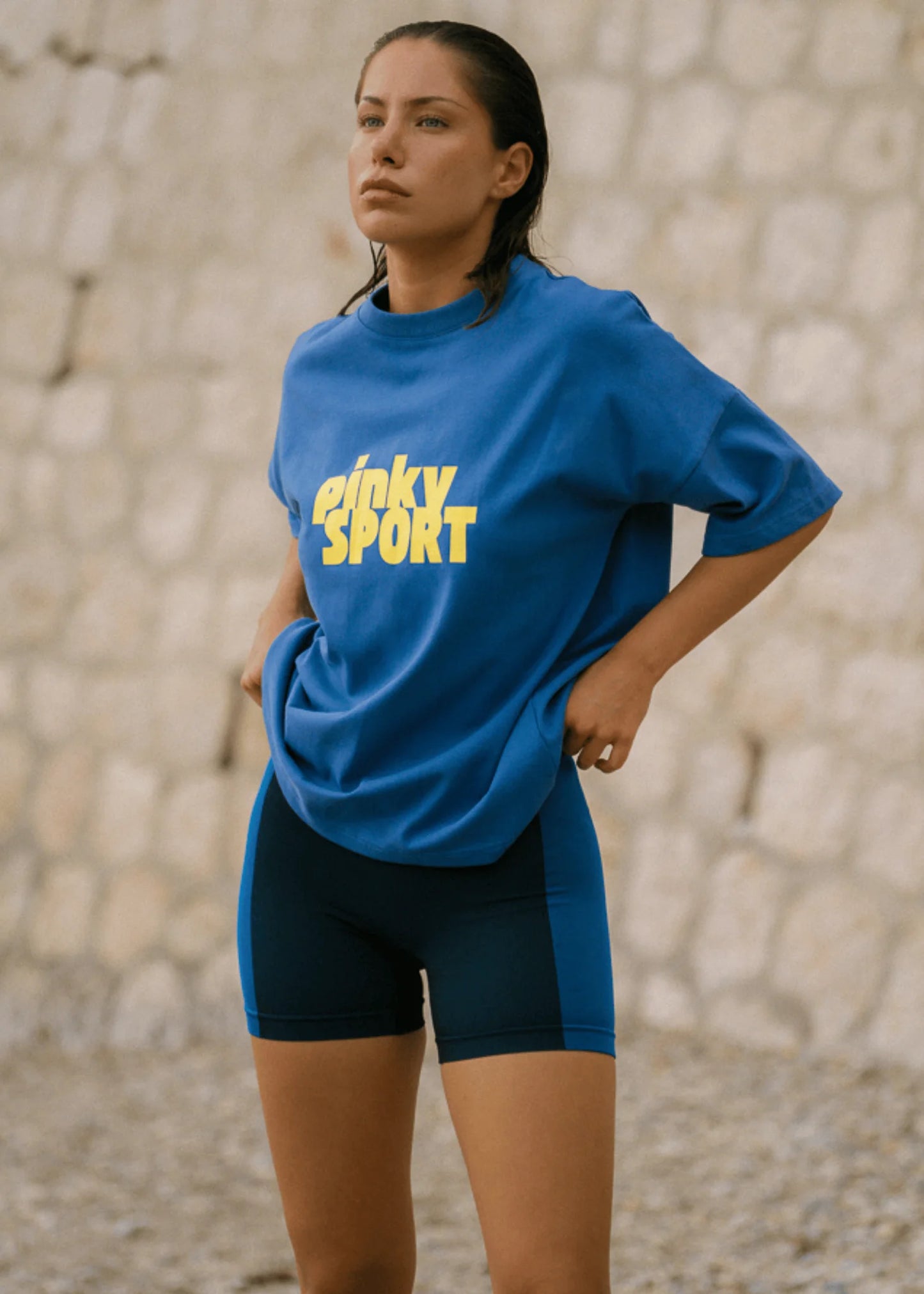 PINKY SPORT T-SHIRT | SAPPHIRE BLUE