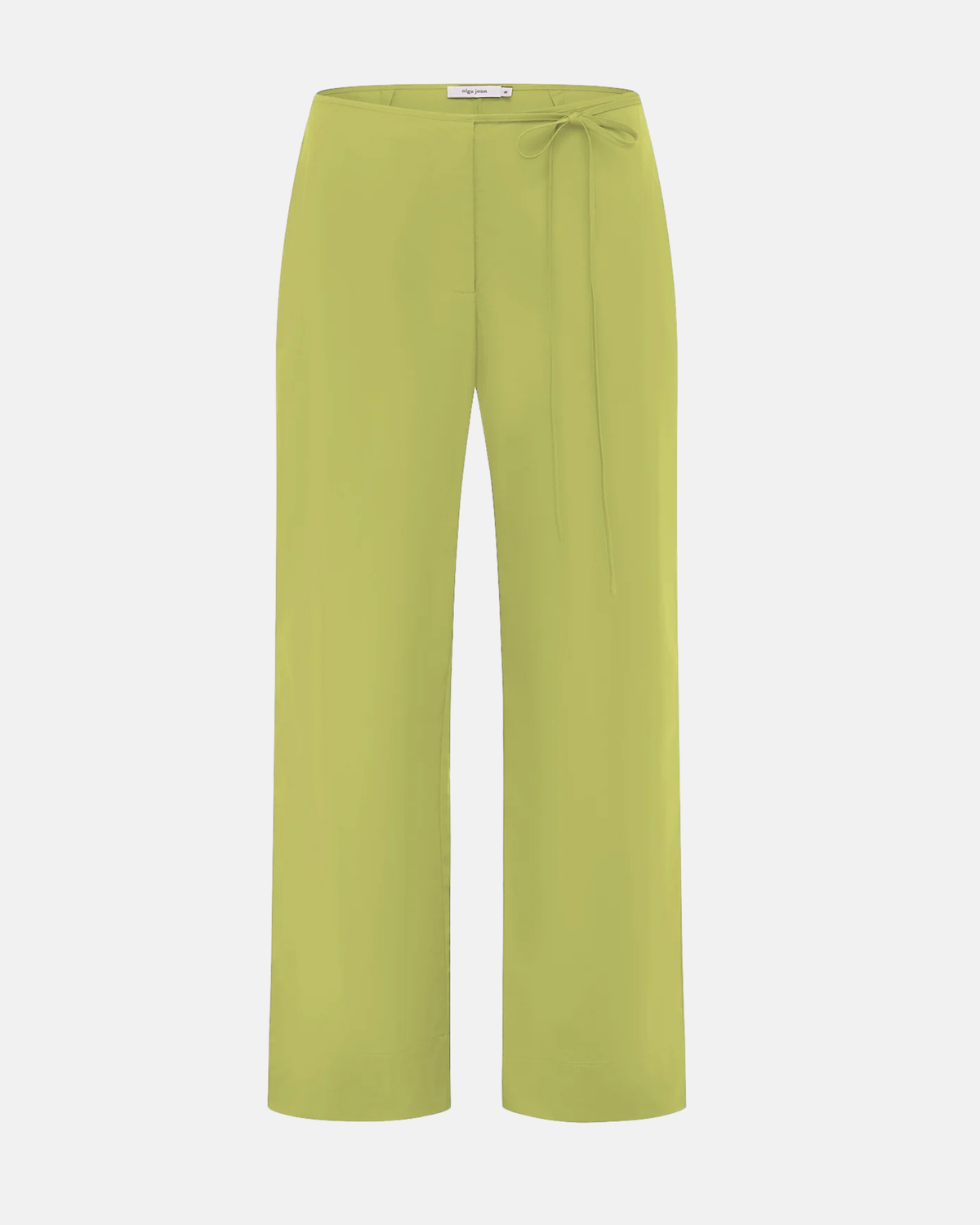 Olga Joan Tie-Waist Pant Pistacchio
