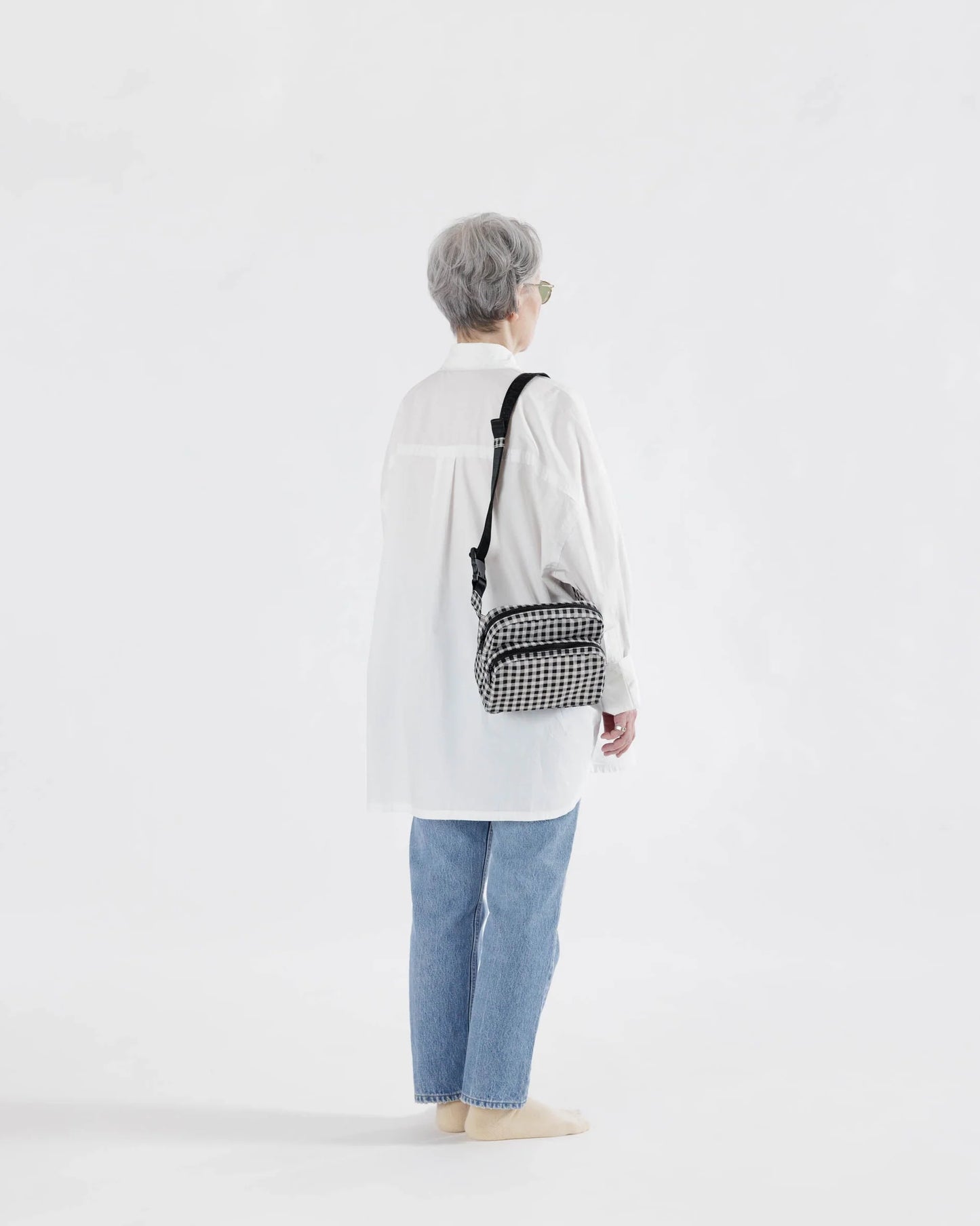 FANNY PACK | BLACK & WHITE GINGHAM