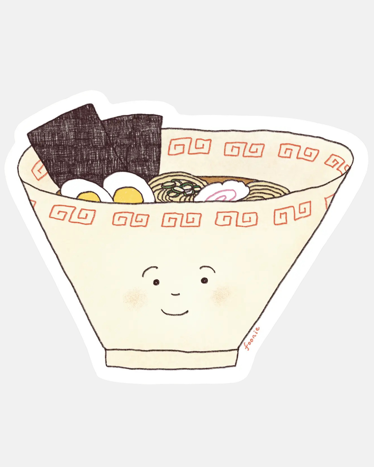 Foonie Ramen Man Sticker