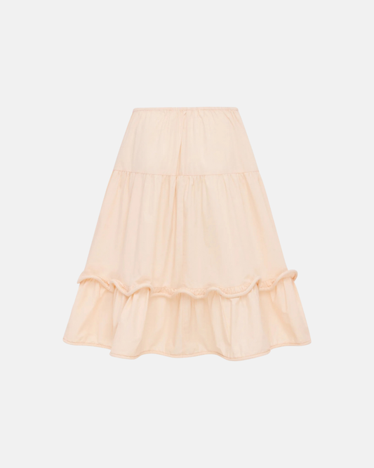 Olga Joan Corded Petticoat Skirt Bianca