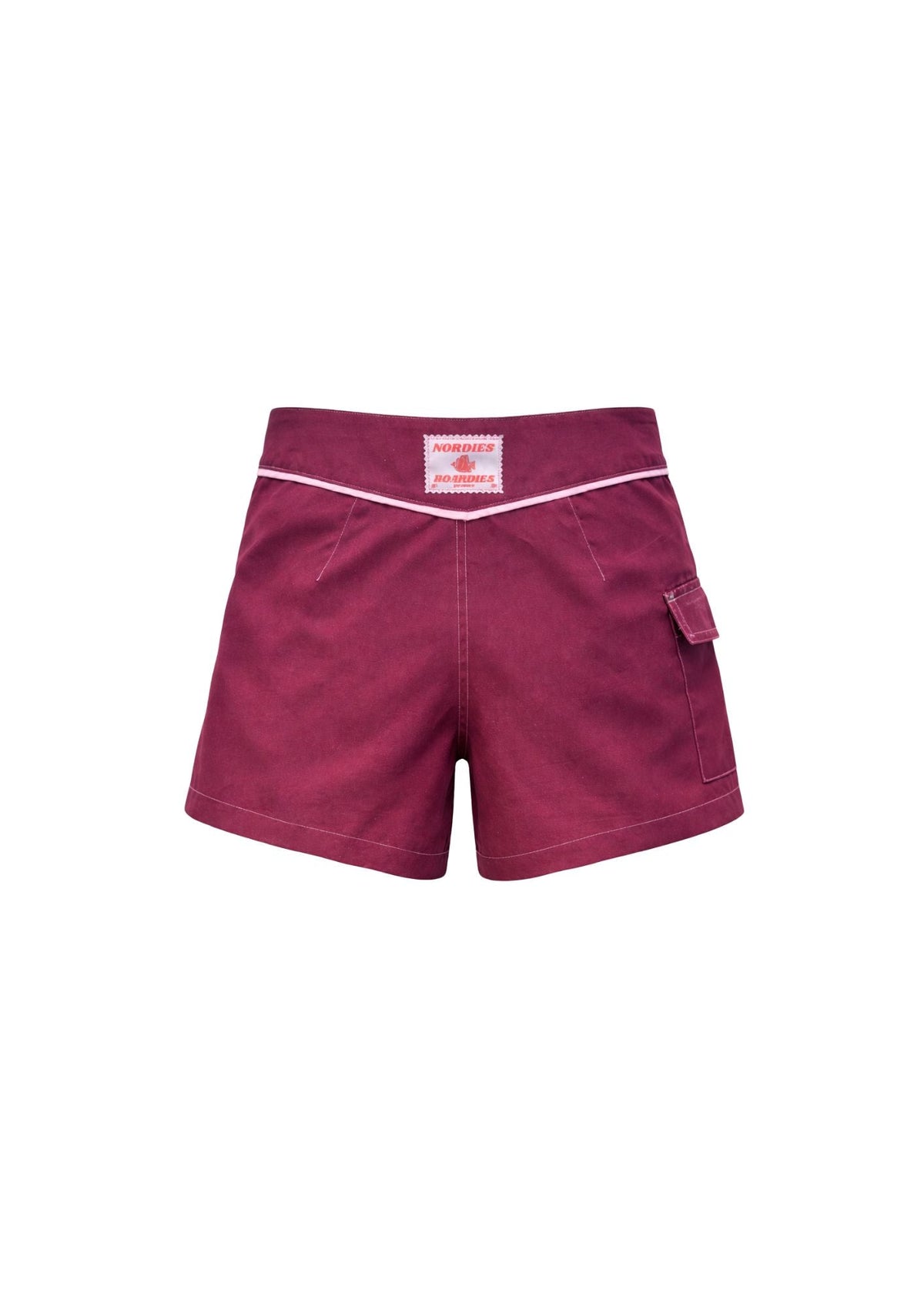 Nordies Boardies Snap Front Boardshort Burgundy 2