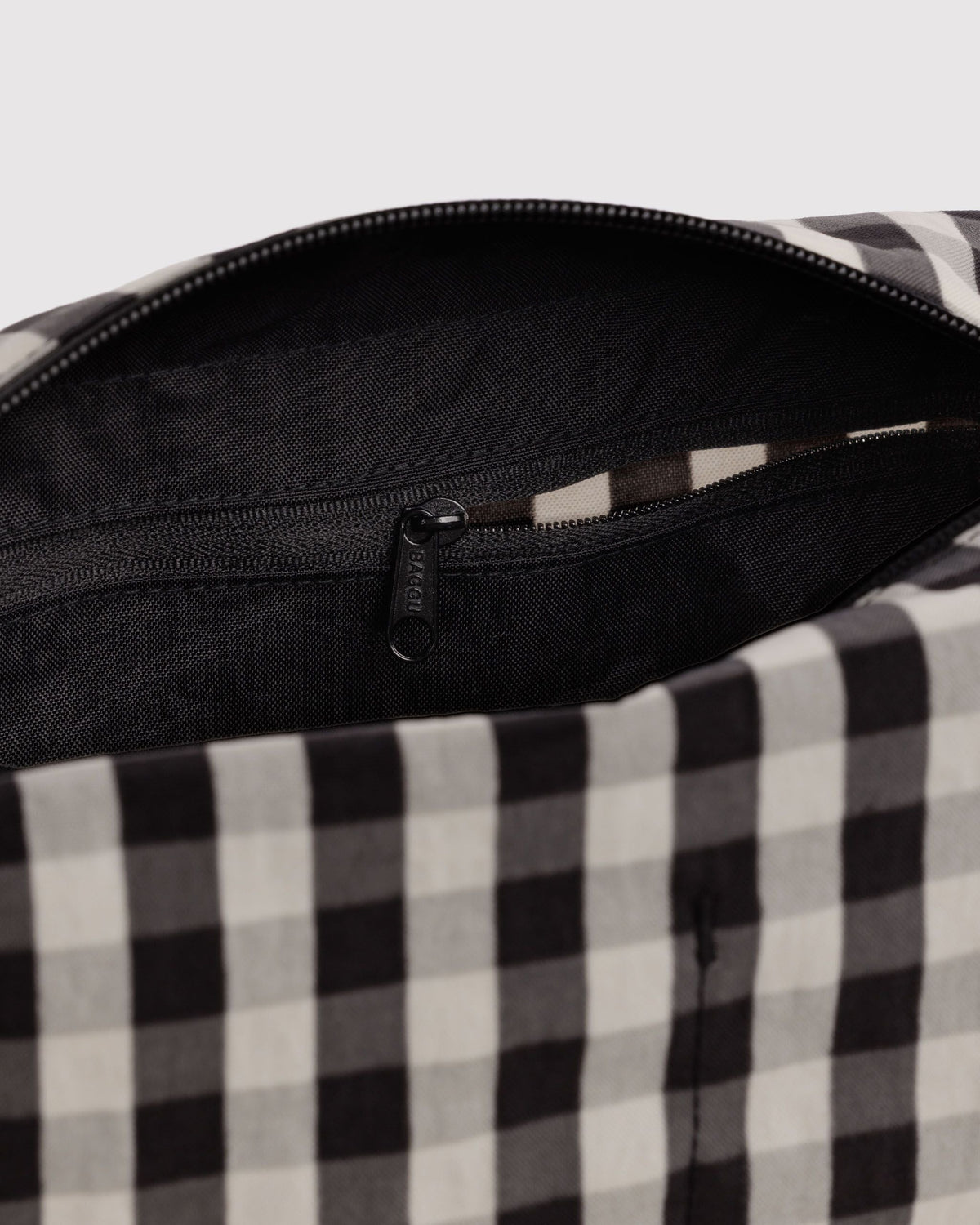 Baggu Dopp Kit Black and Cream Gingham 3