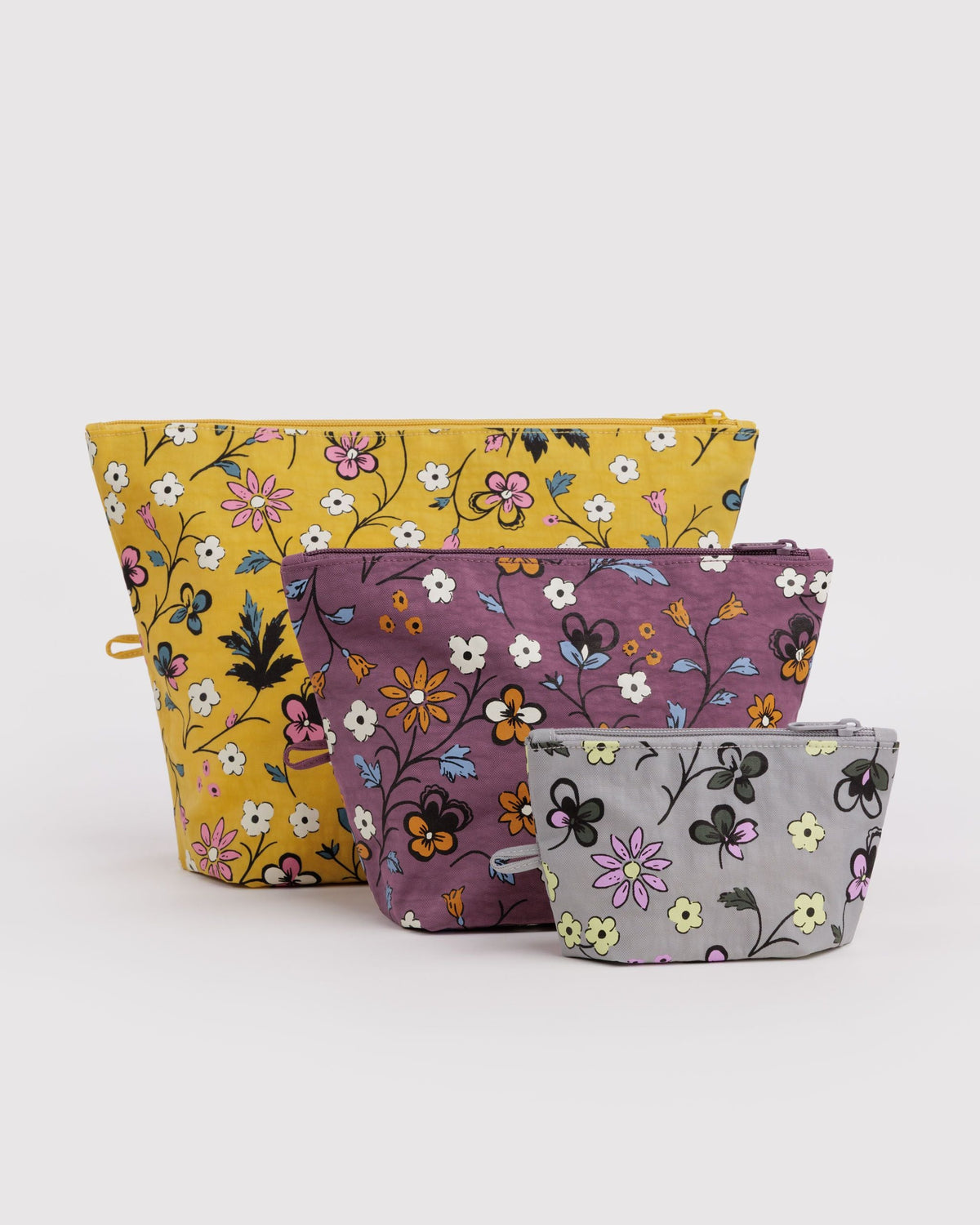 Baggu Go Pouch Set Wildwood Mix 1
