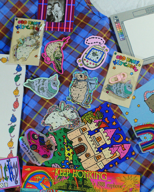 Odd Hand Co. Pigeon Princess Sticker 2