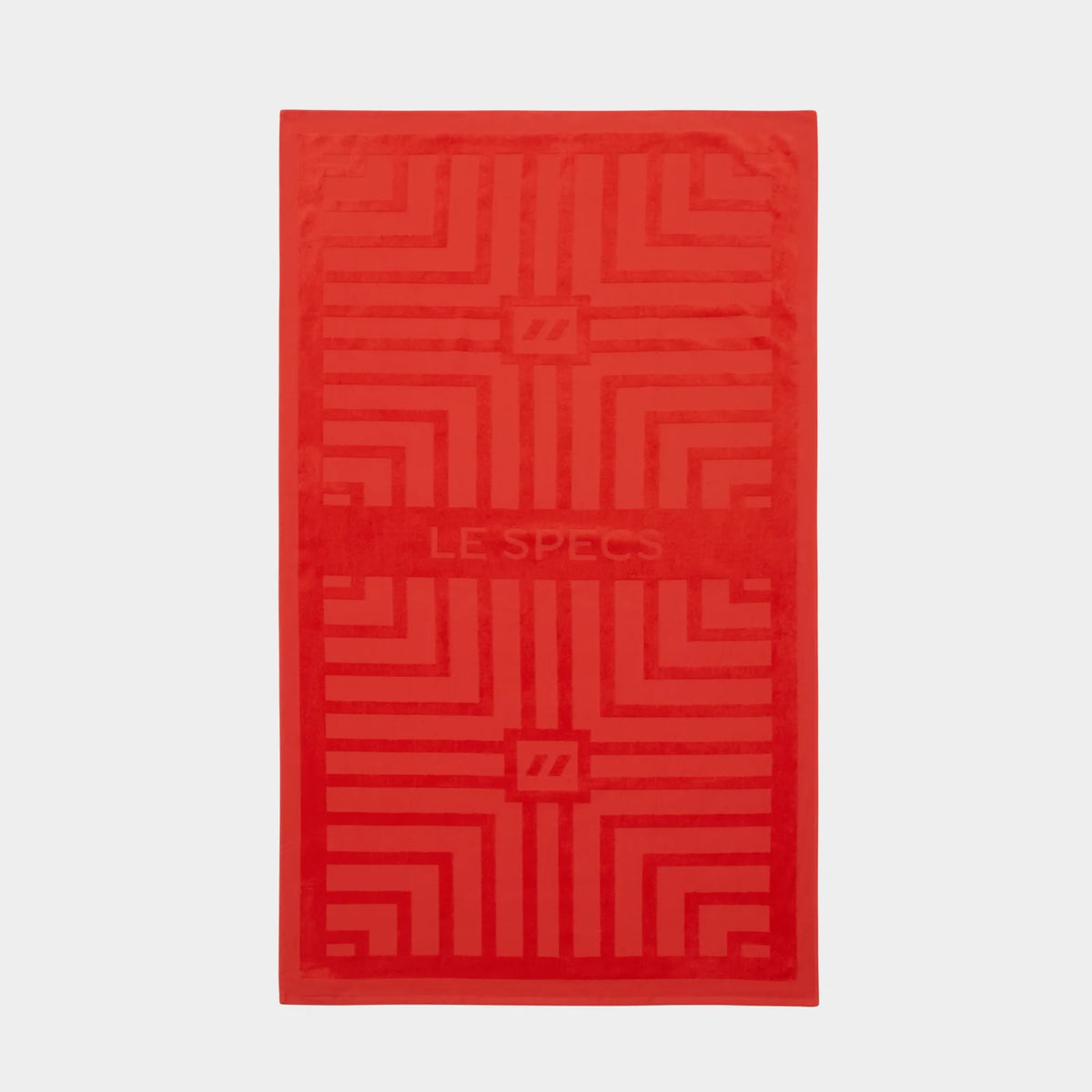 LE SPECS BEACH TOWEL | CHILLI RED