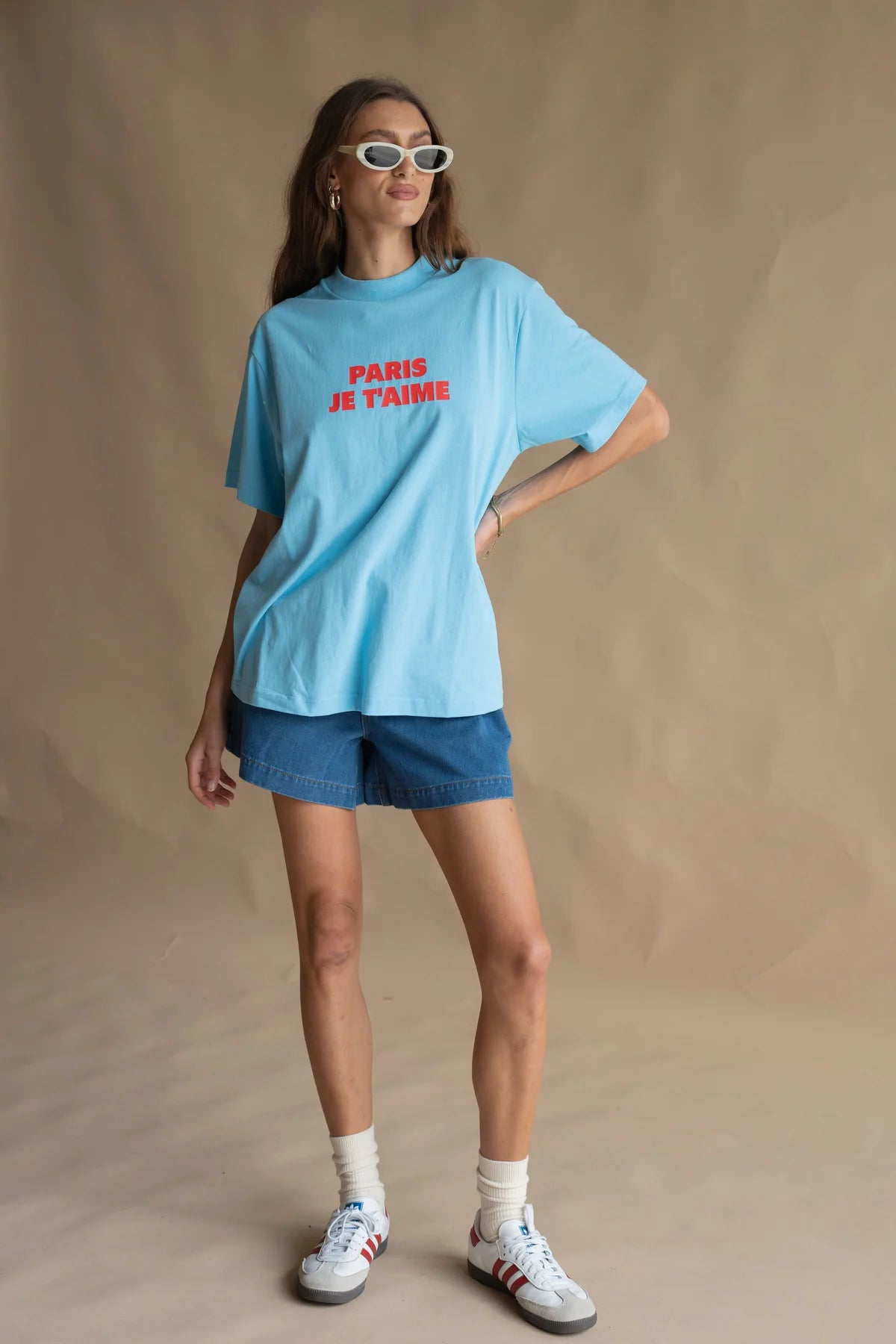 JE'TAIME TEE | ICE BLUE