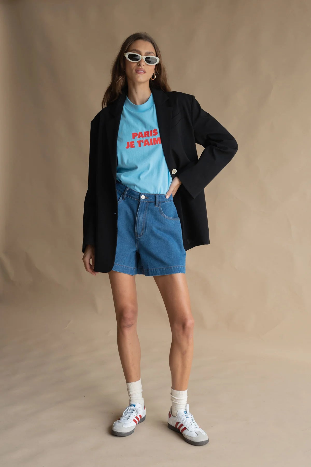 JE'TAIME TEE | ICE BLUE