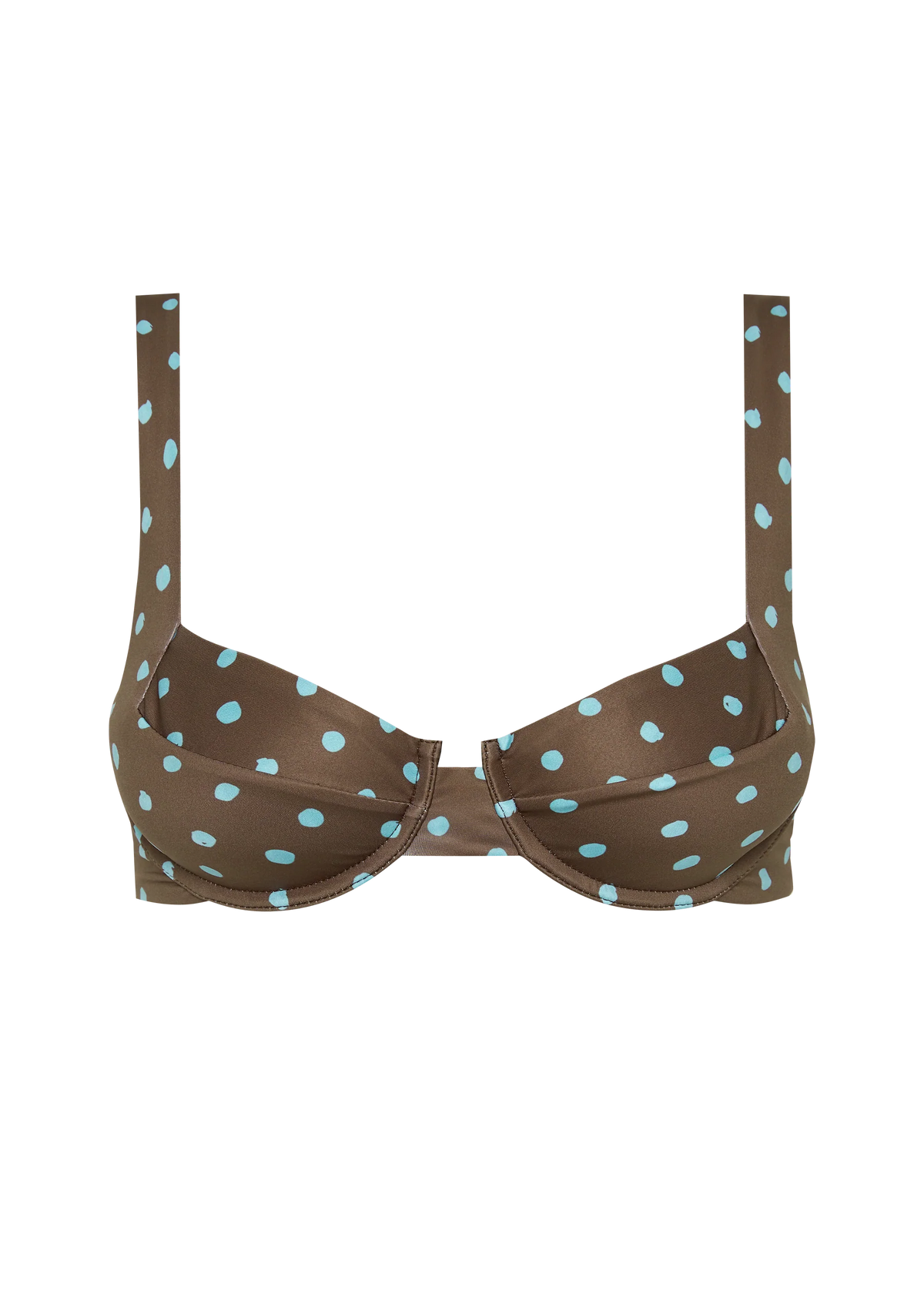 CASANOVA TOP | BLUE POLKA