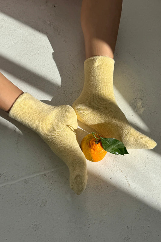 Le Bon Shoppe Cloud Sock Lemon Water