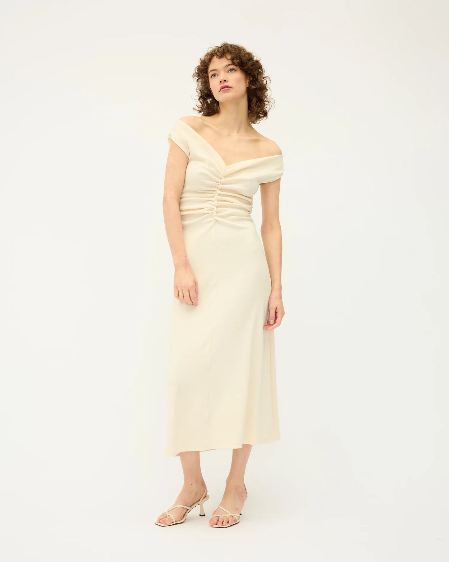 NIVEAH DRESS | VANILLA | COTTON RIB