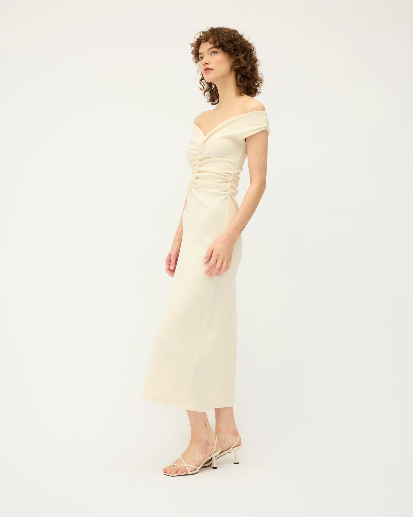 NIVEAH DRESS | VANILLA | COTTON RIB