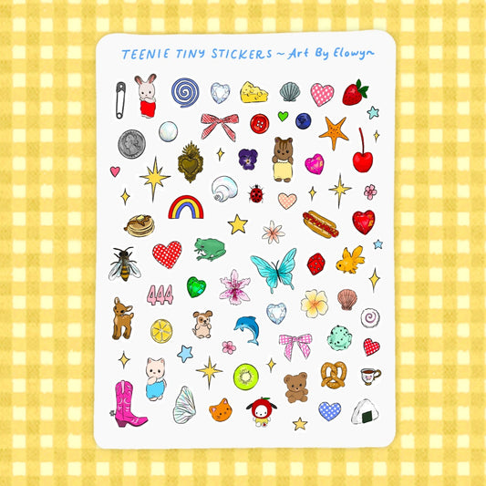 Art By Elowyn Teenie Tiny Stickers Sheet 2