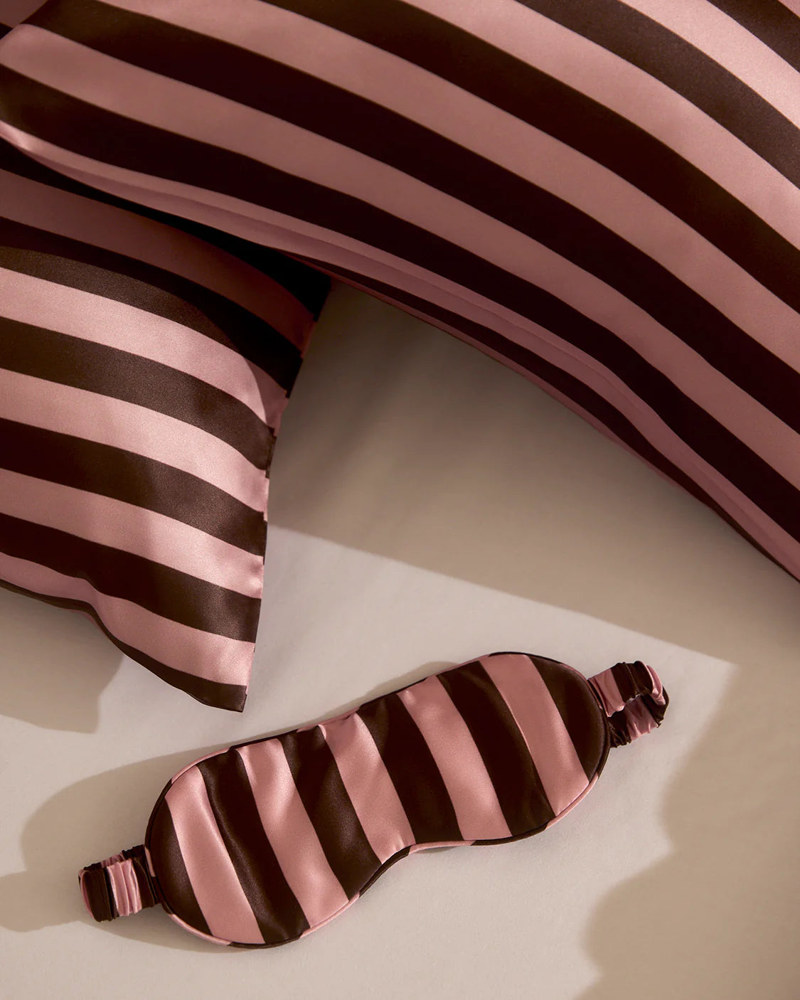 SILK EYEMASK | ROCKY ROAD STRIPES