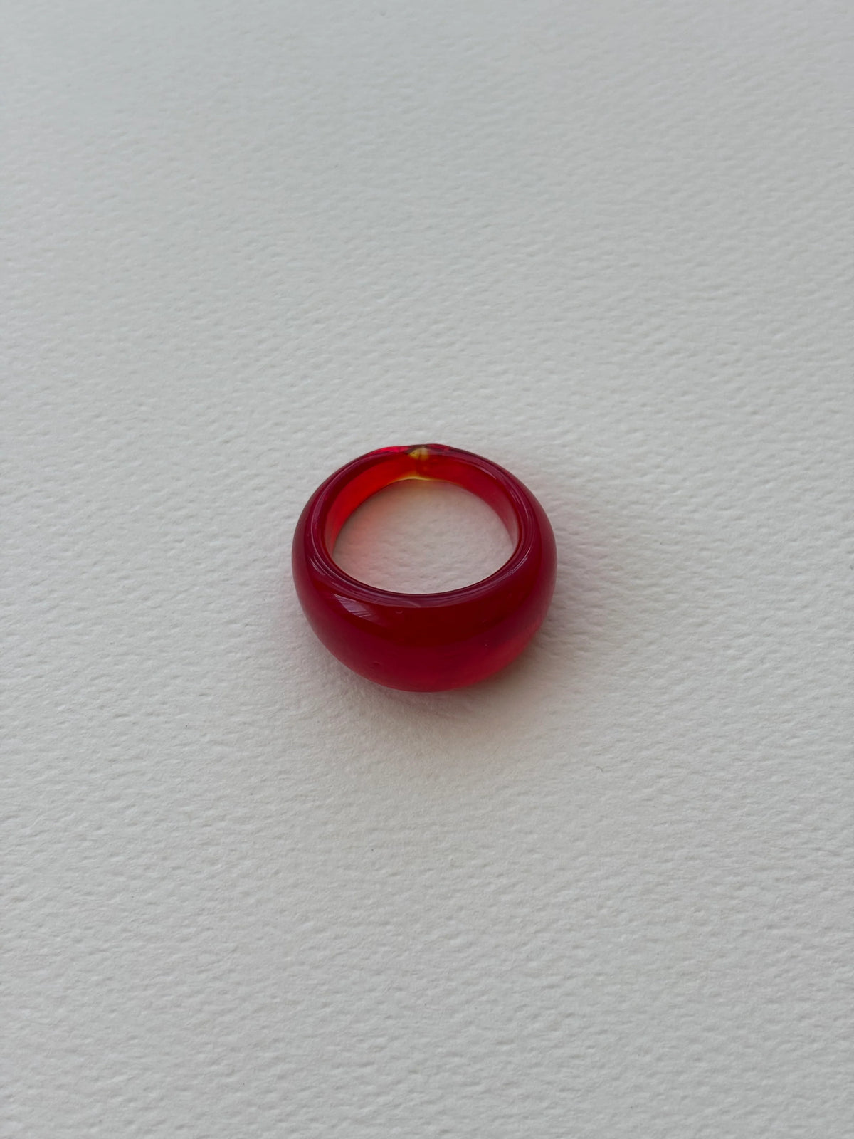 GLASS RING | SCARLET