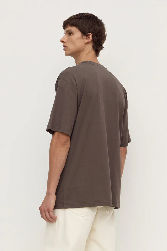 Assembly Label Knox Organic Oversized Tee Bark
