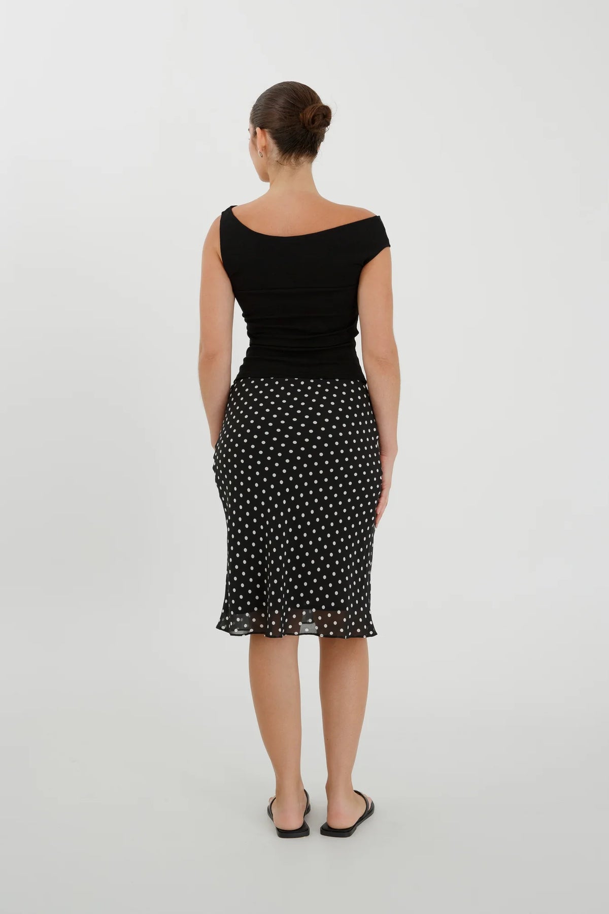 BIAS KNEE SKIRT | POIS NERA