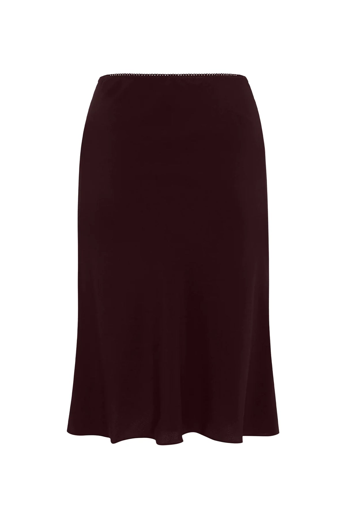 Olga Joan Bias Knee Skirt Ciocco