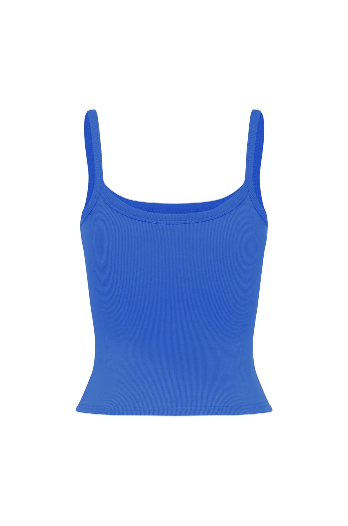 RIBBED SINGLET | COBALTO