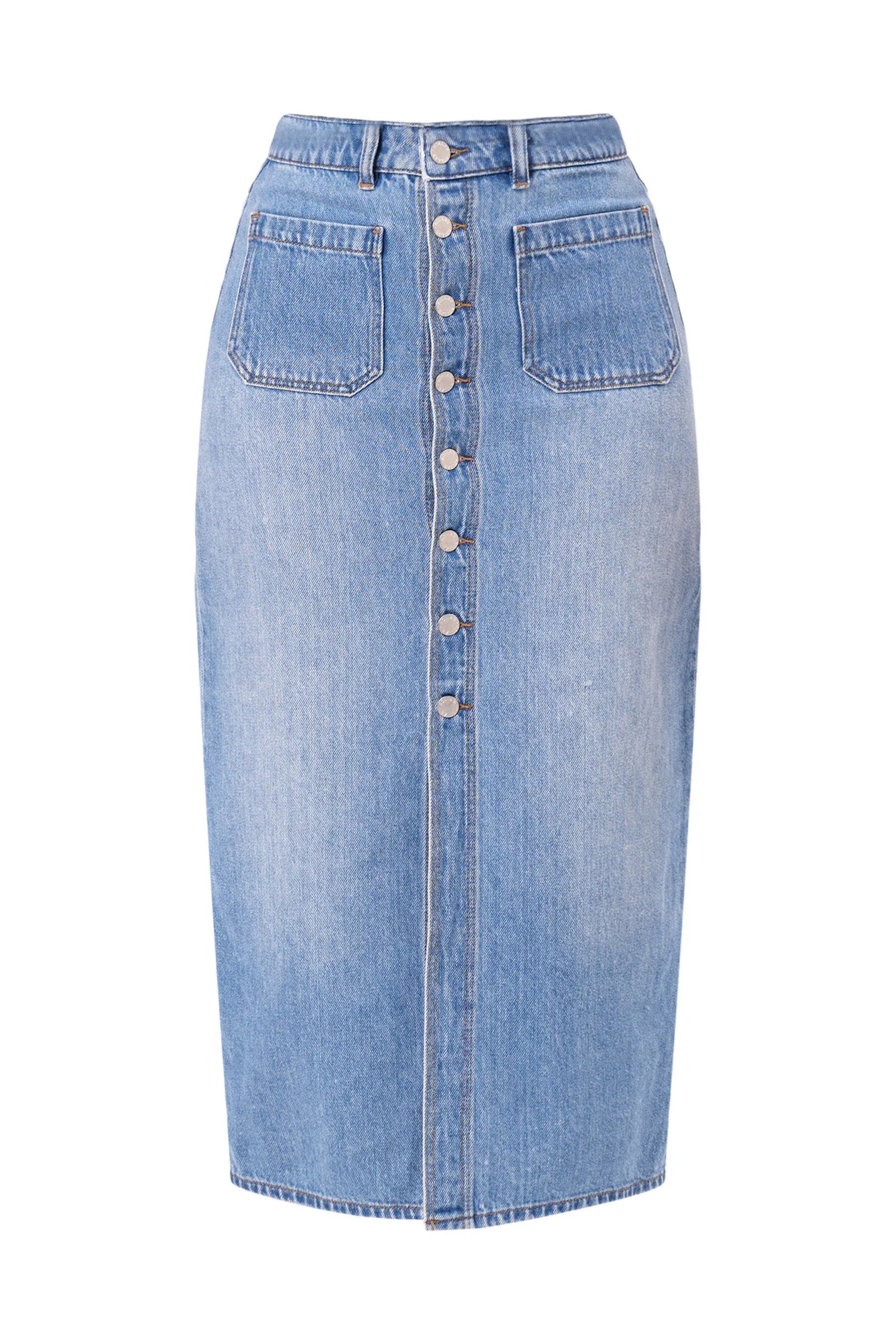 Button sailor skirt top