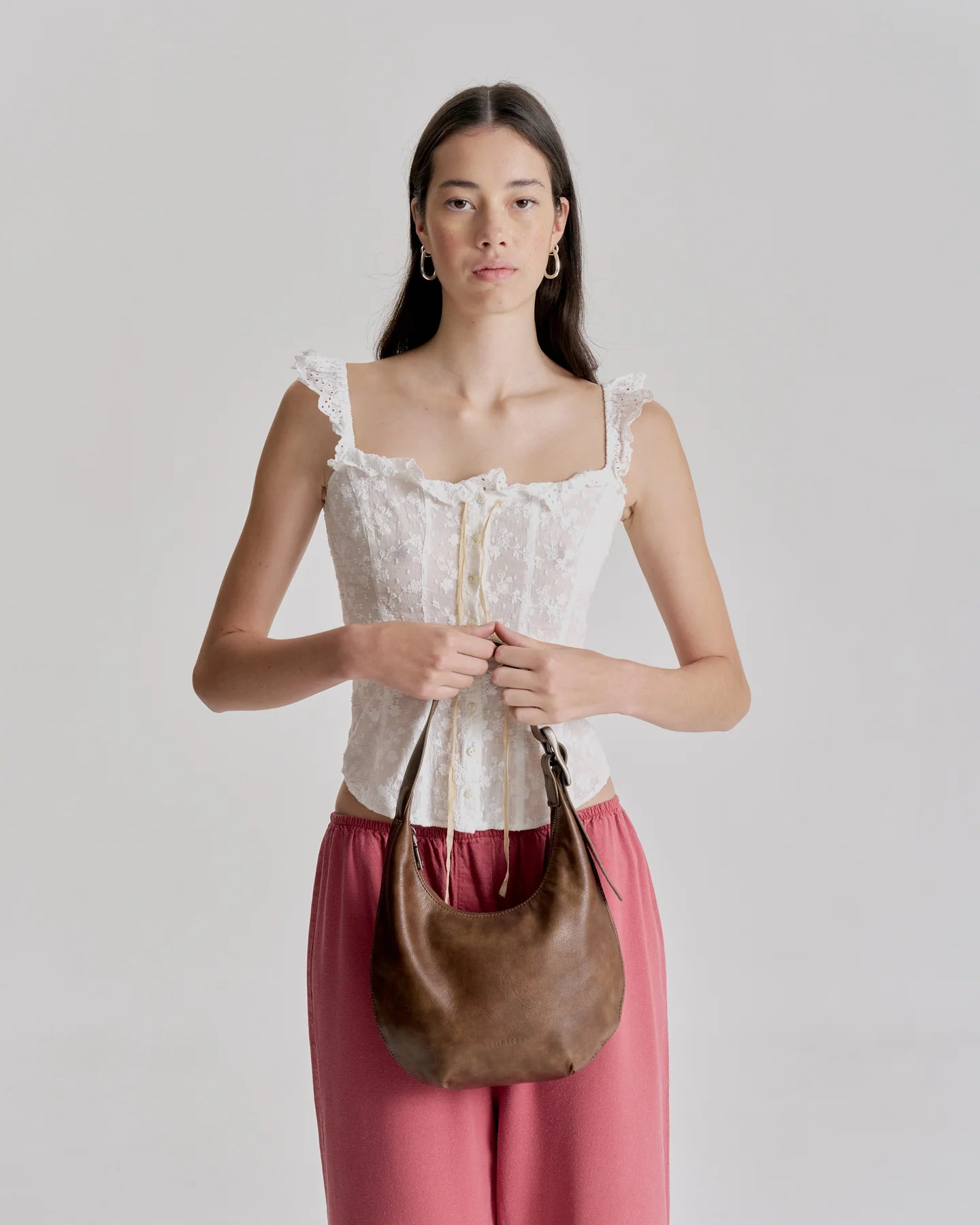 EVERYDAY CROISSANT BAG | WORN CHOCOLATE