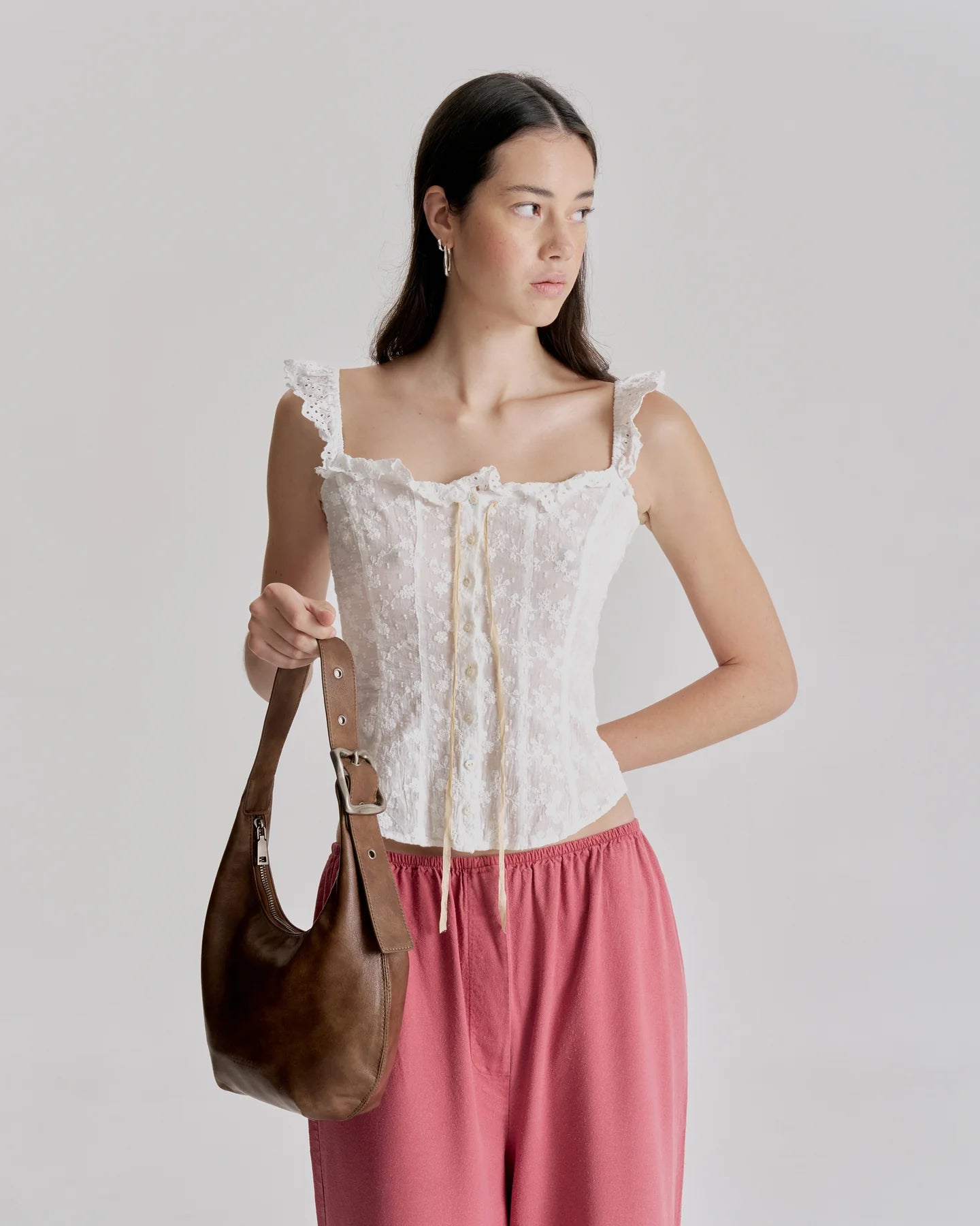 EVERYDAY CROISSANT BAG | WORN CHOCOLATE