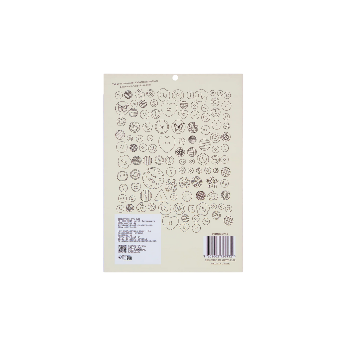 MARTINA'S TINY STORE NEW BUTTON STICKERS V2 | 105+ BUTTONS!