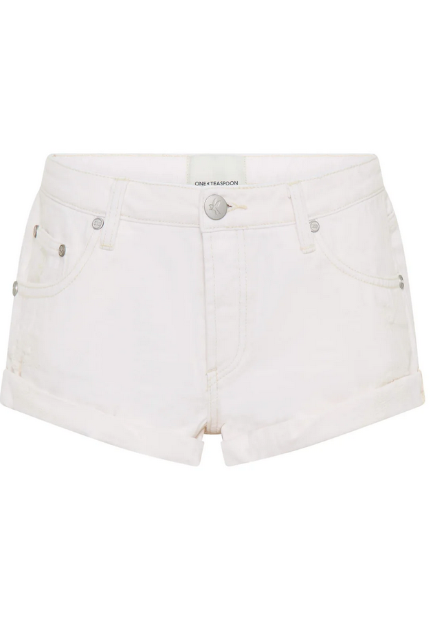 MILK BANDITS LOW WAIST DENIM SHORT Sean Scott Boutique