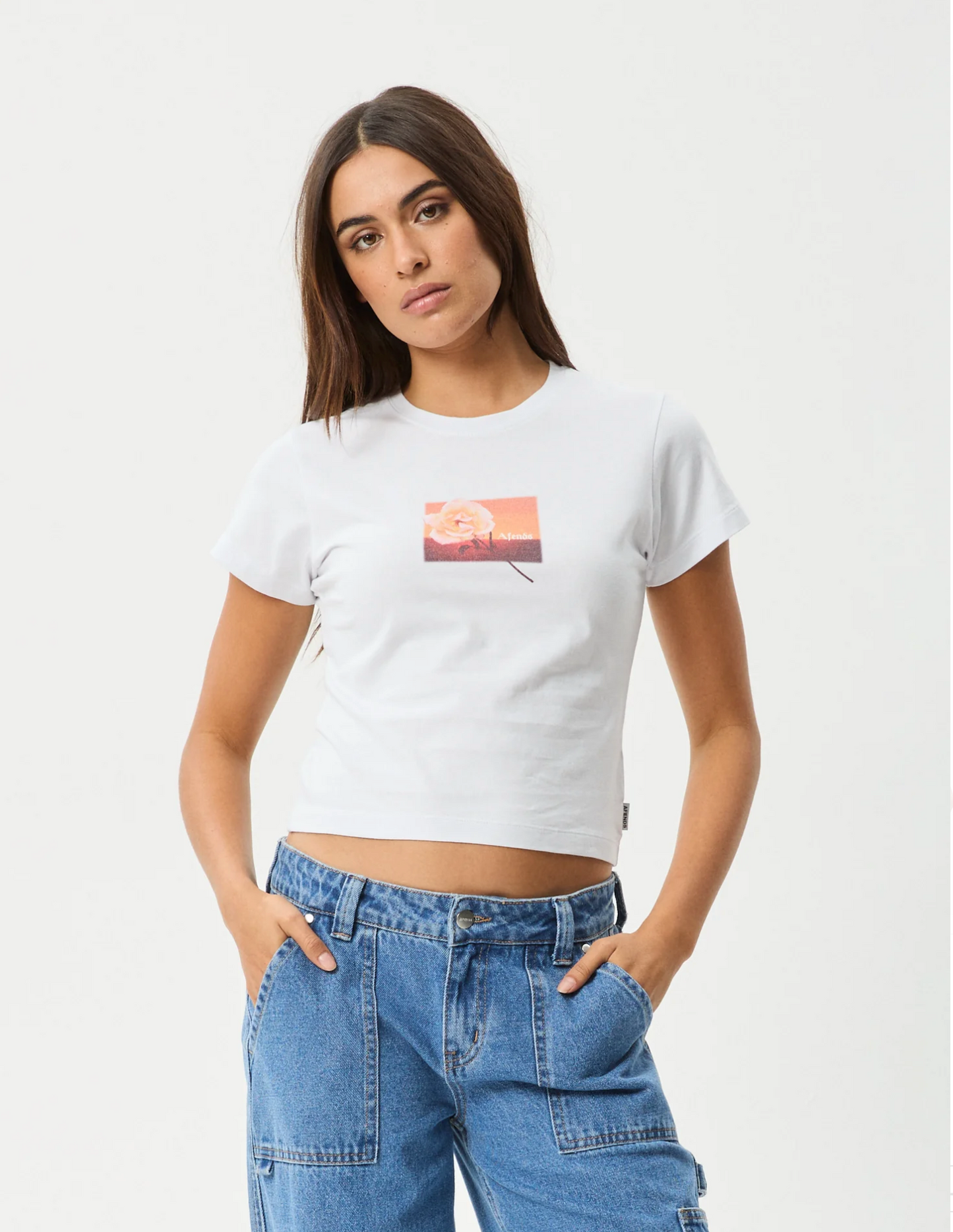 FILM BABY TEE| WHITE