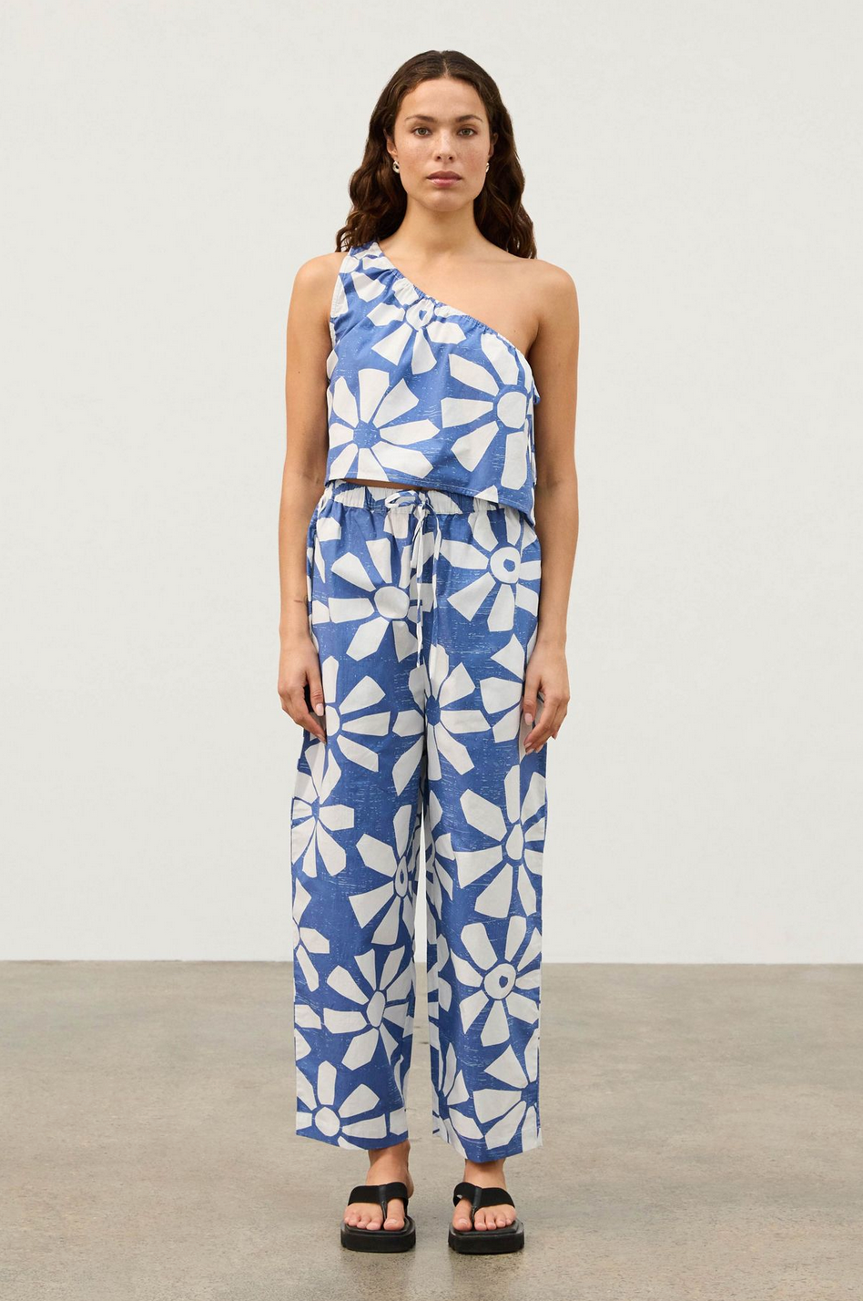 GEO FLOWER COTTON TOP