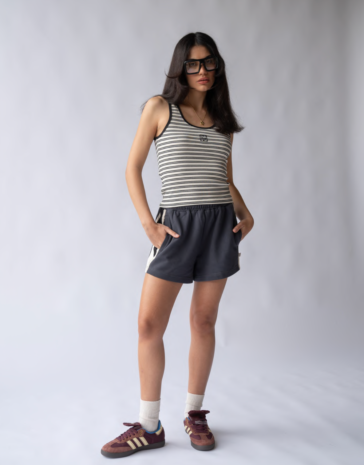 MIO TANK | NOIR STRIPE
