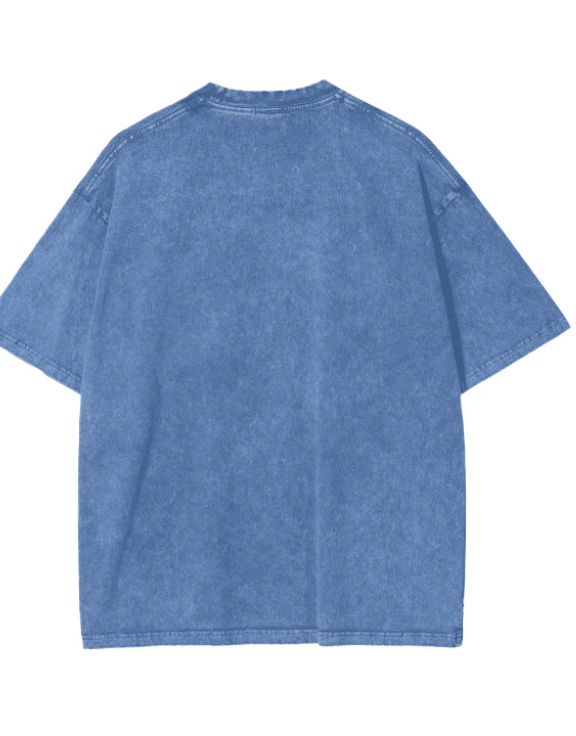 LE FLEUR TROPICAL OVERSIZED TEE| LIGHT BLUE