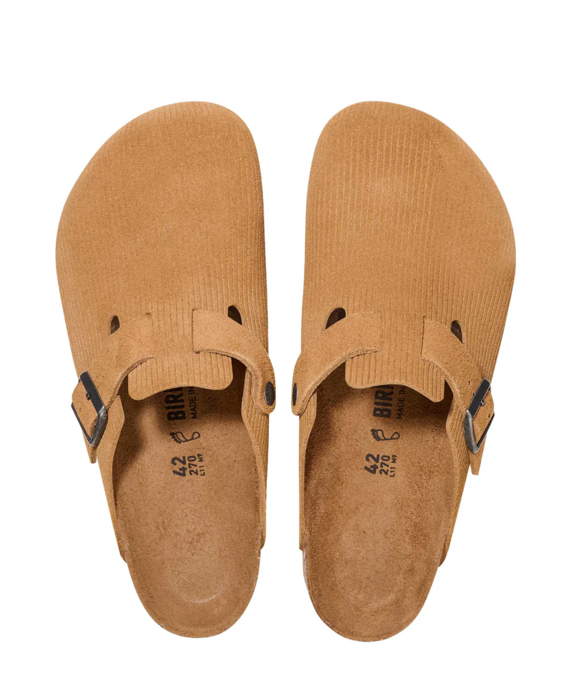 BOSTON CORDUROY EMBOSSED LEATHER | CORK BROWN