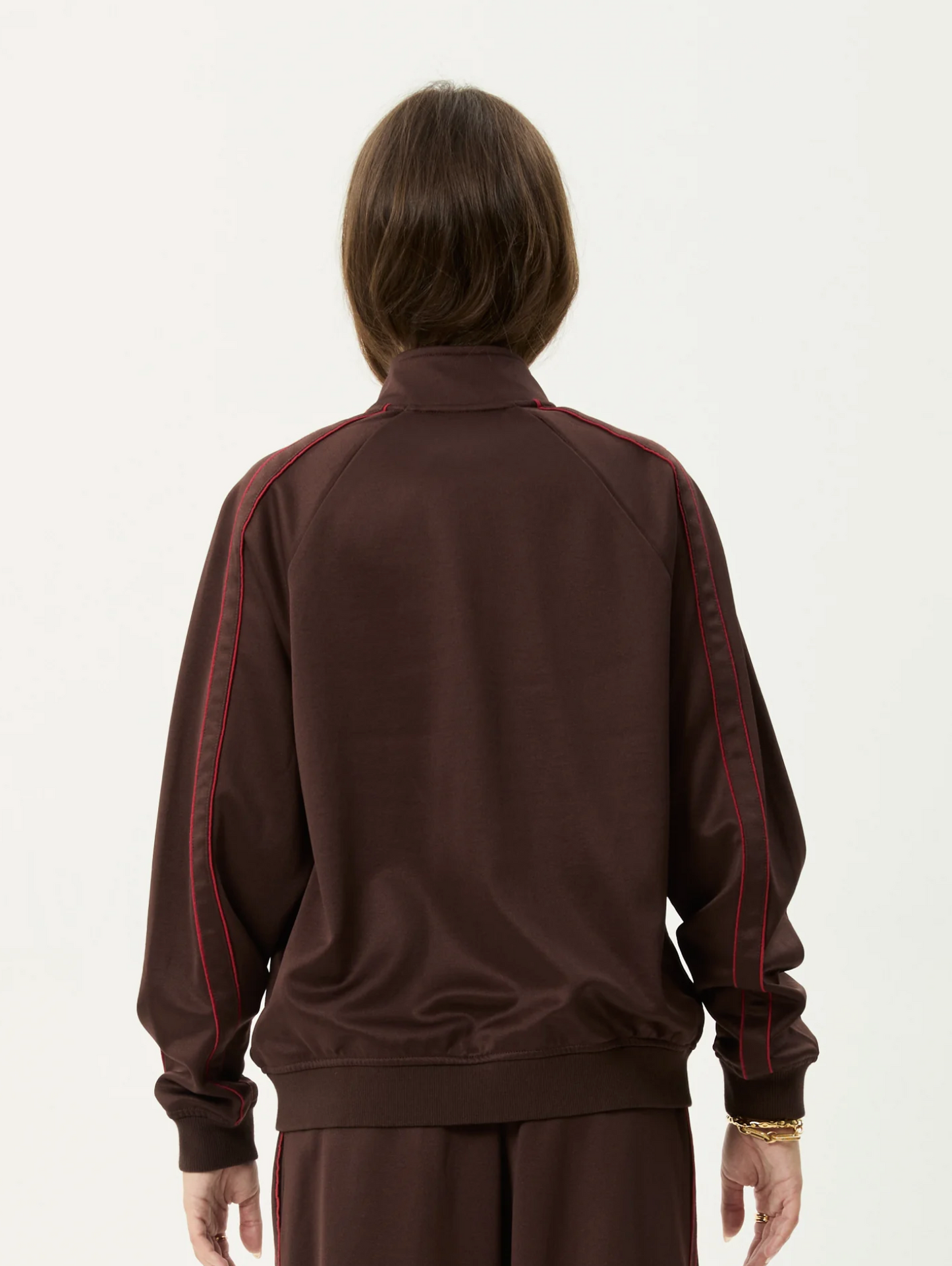 AVENUE TRACK JAKET | COFFEE
