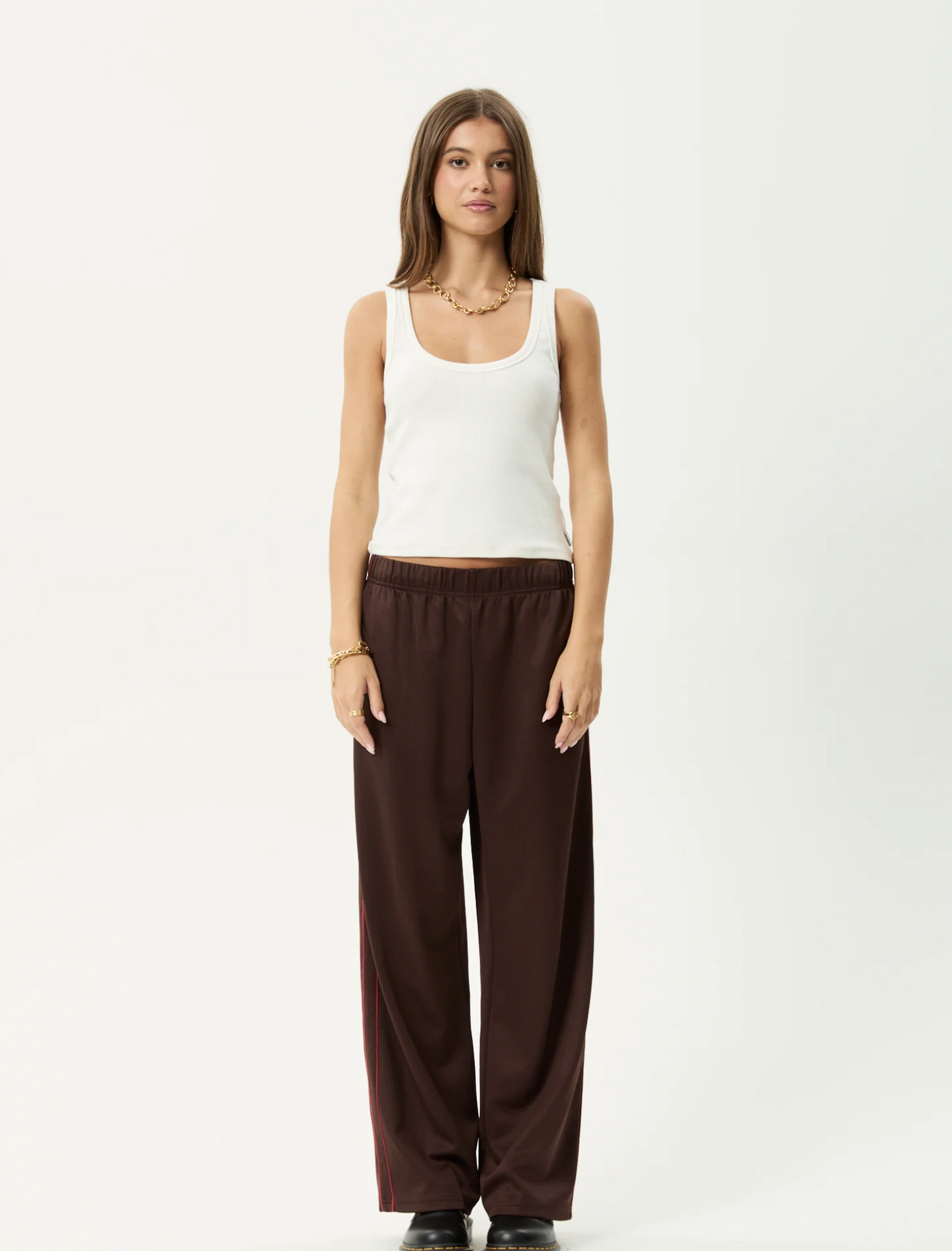 AVENUE TRACK PANT | COFFEE