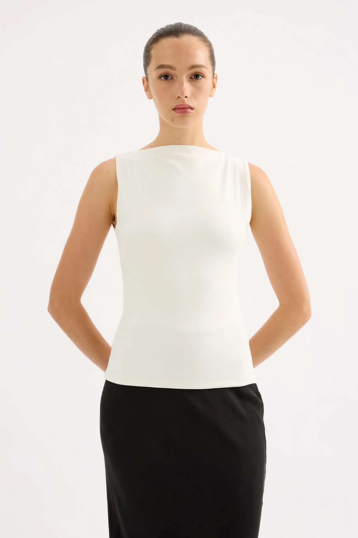 LOIS ORGANIC TANK | WHITE