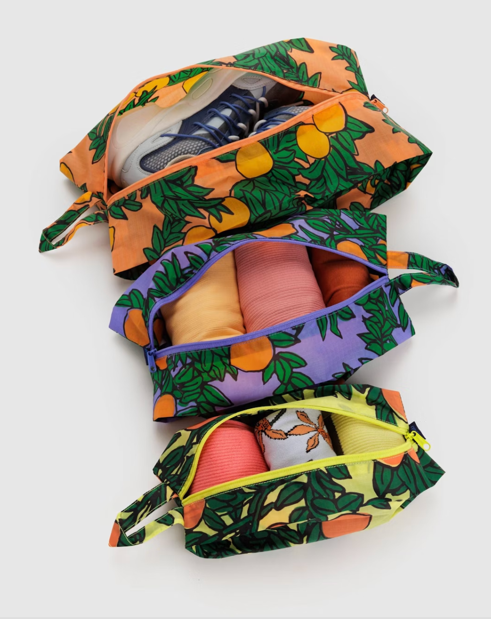 3D ZIP SET | ORANGE TREES