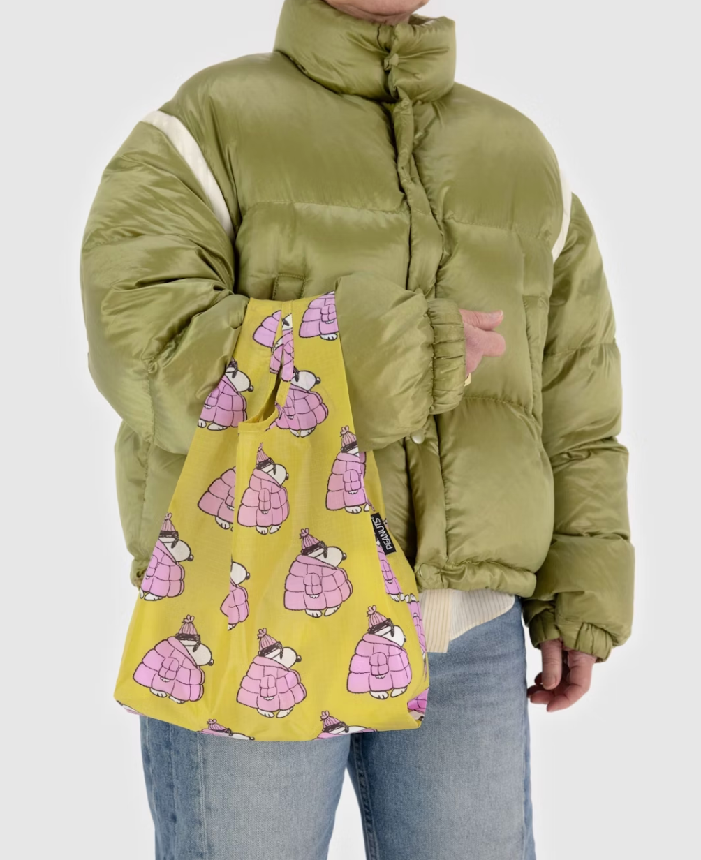 BABY BAGGU | PUFFER SNOOPY PINK
